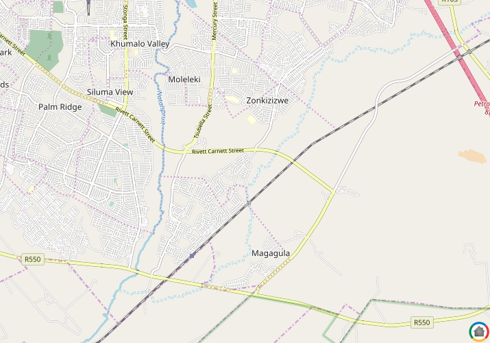 Map location of Zonkizizwe